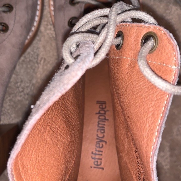 JEFFREY CAMPBELL SUEDE OPEN LACE BOOTIES - Picture 8 of 8